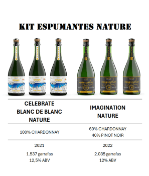 SOZO KIT ESPUMANTES NATURE - 6 GARRAFAS