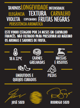 SOZO KIT TINTOS DE INVERNO - 6 GARRAFAS
