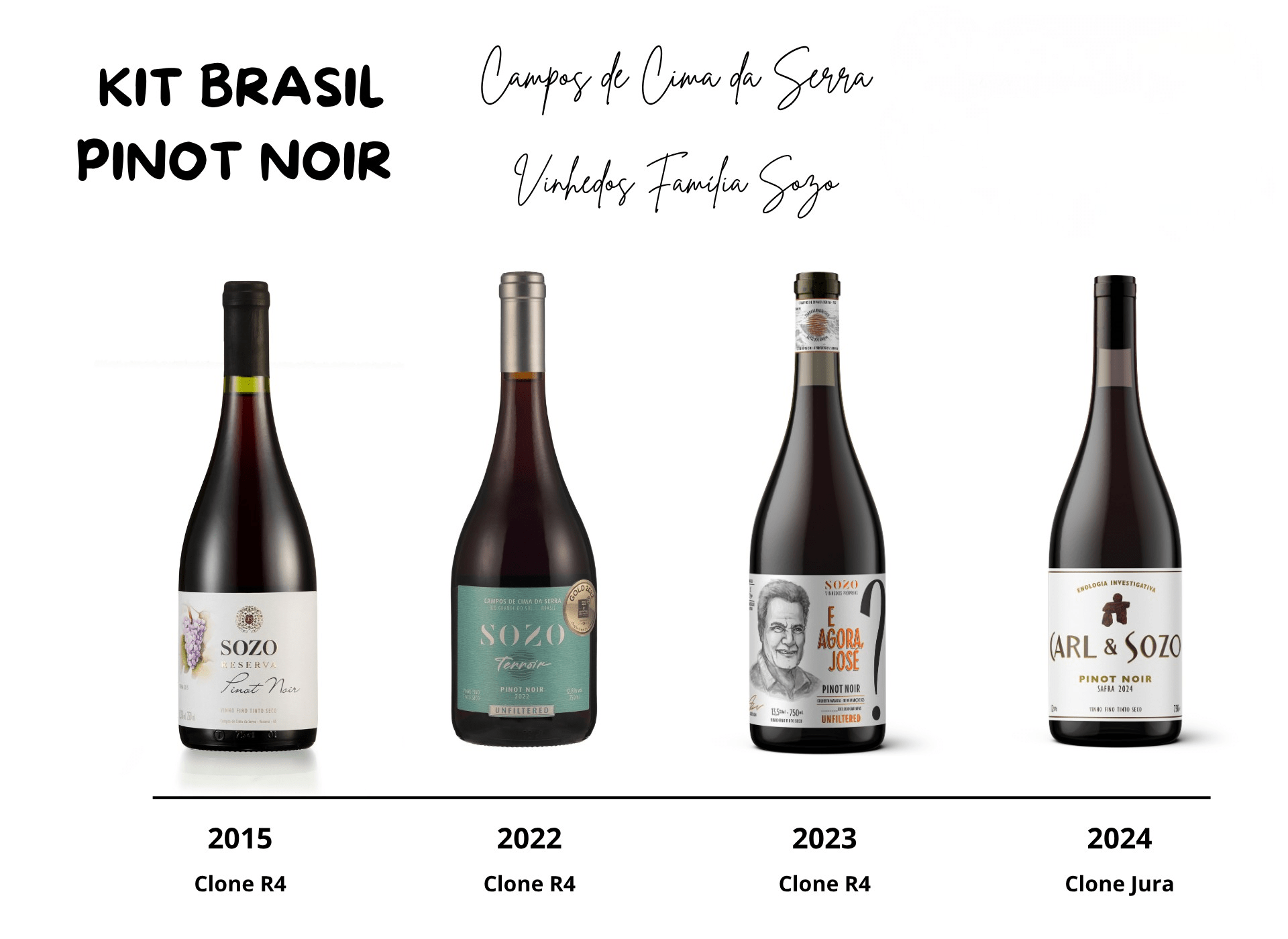 KIT 1 PINOT NOIR BRASIL
