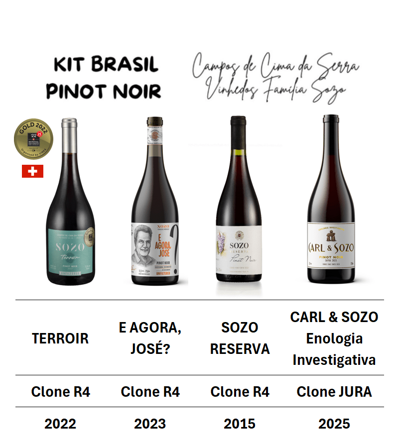KIT 1 PINOT NOIR BRASIL